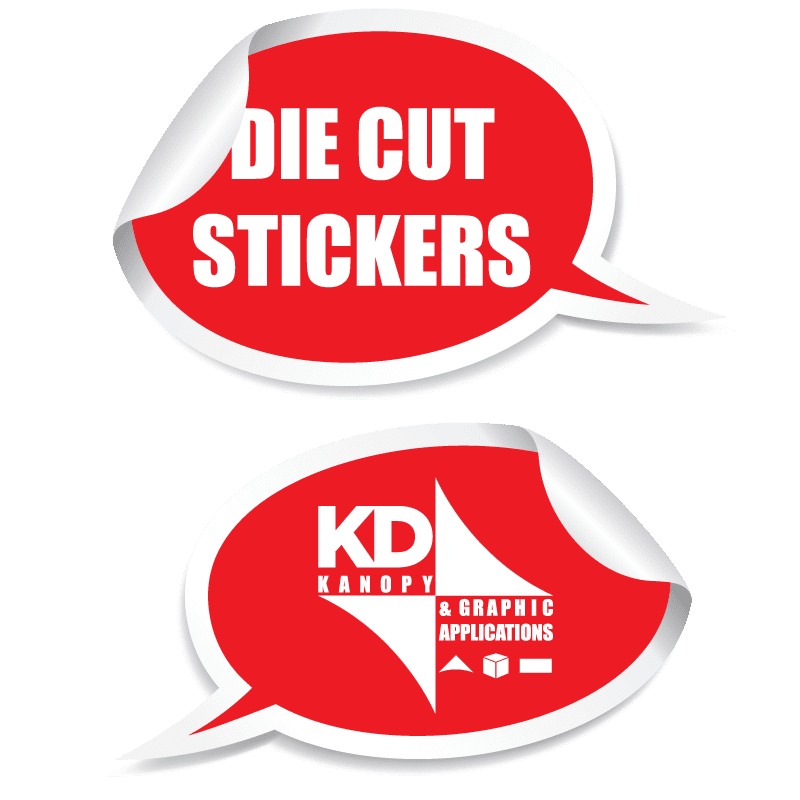 Die Cut Stickers  KD Kanopy - Custom Canopies, Tents, and Signage